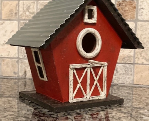 Handcrafted Custom Wood Birdhouse