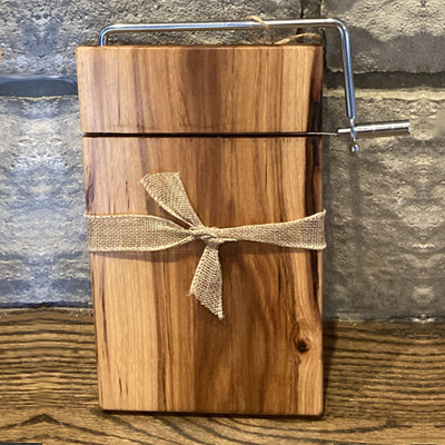 Handcrafted Custom Wood Cheese Cutter
