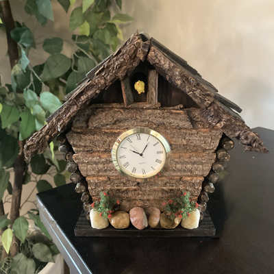 Handcrafted Custom Wood Clock