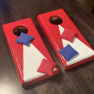 Handcrafted Custom Wood Cornhole Board